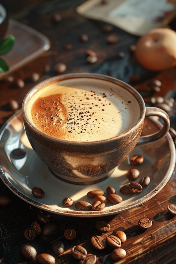 Luxury coffee presentation
