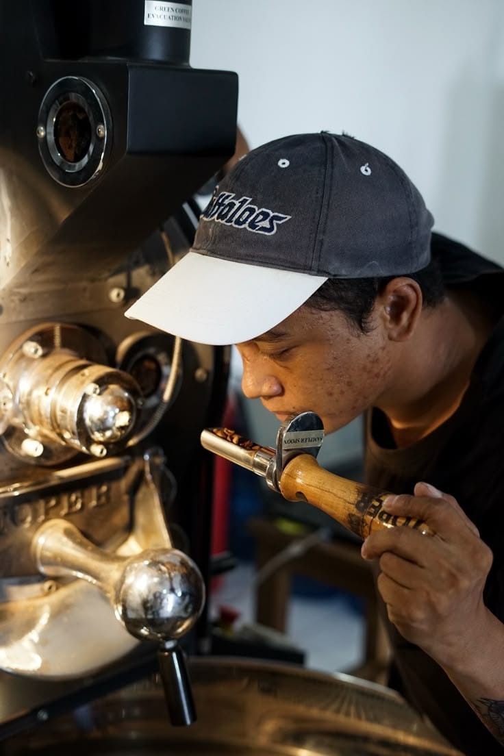 Coffee roasting process