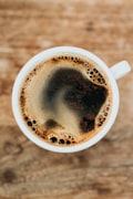Cappuccino with foam art